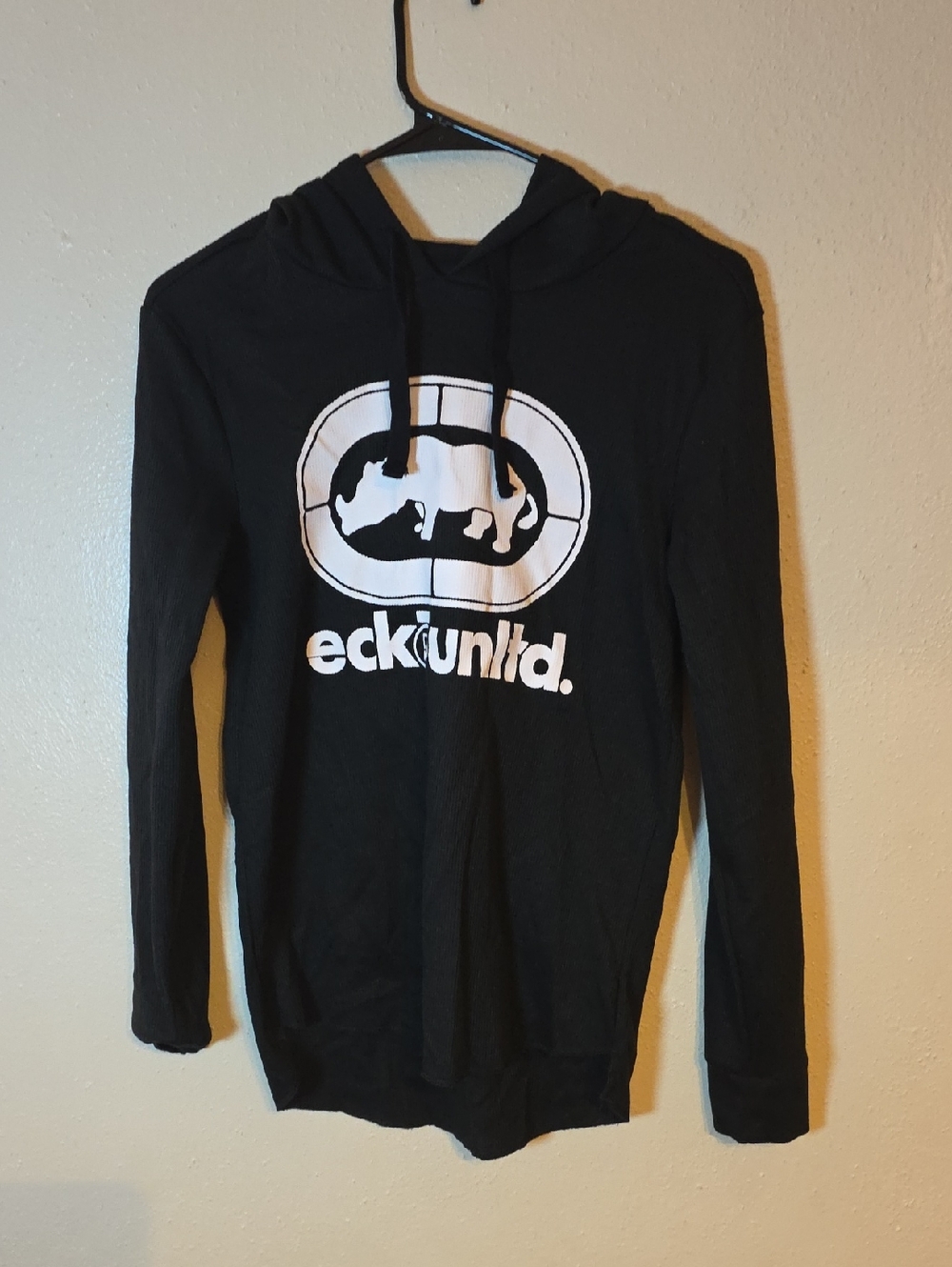 Ecko Unltd. Black and White Logo Pullover